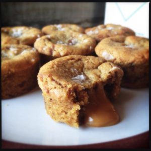 salted caramel brown butter cookies